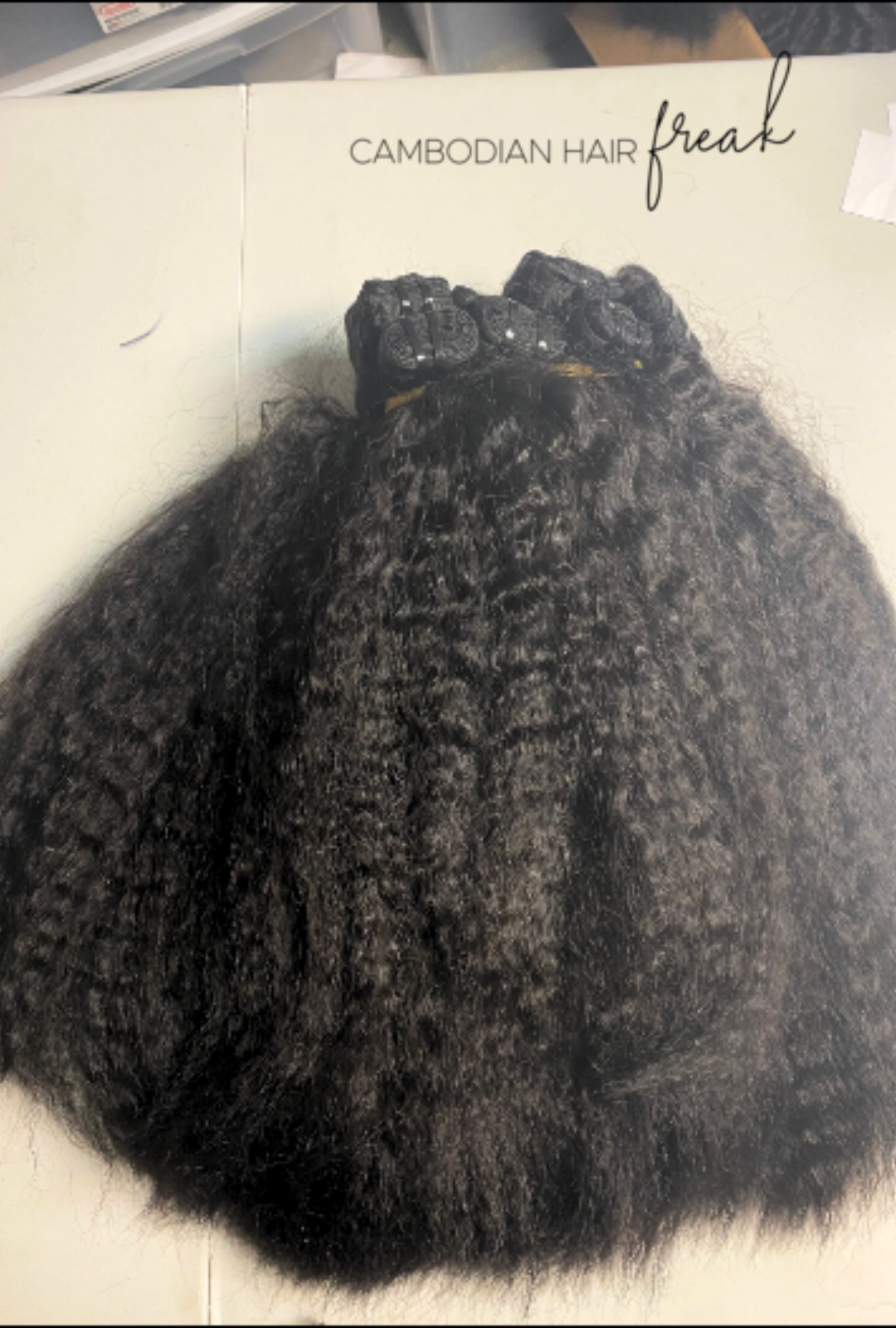 Cambodian Kinky Straight Hair Extensions - Cambodian Hair Freak LLC