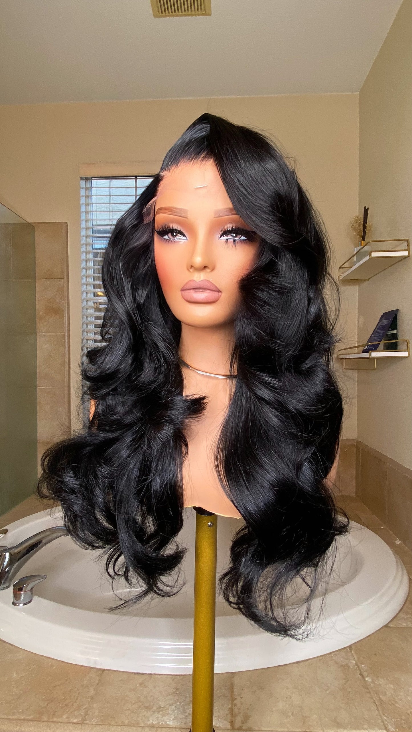 Danicia (JET BLACK) Lace Wig | RTS