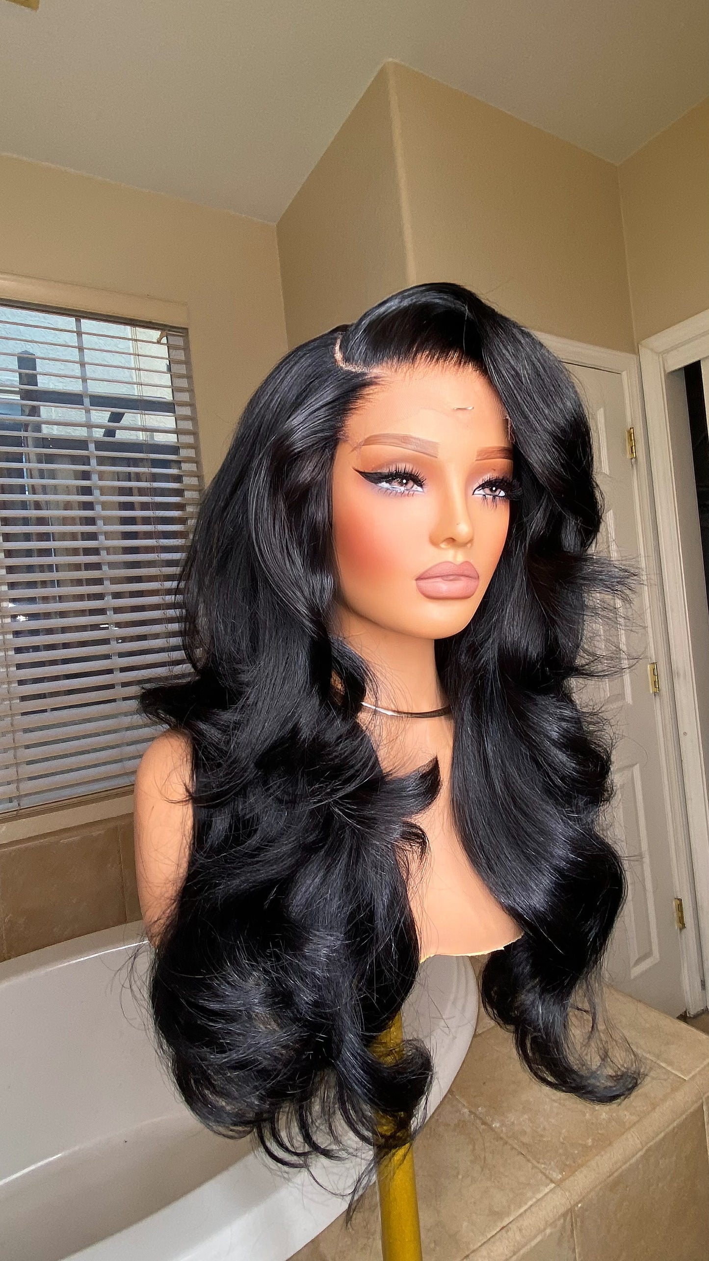 Danicia (JET BLACK) Lace Wig | RTS