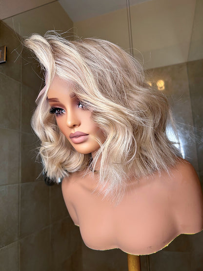 Lyrica Bob Glueless Lace Wig - Cambodian Hair Freak LLC 