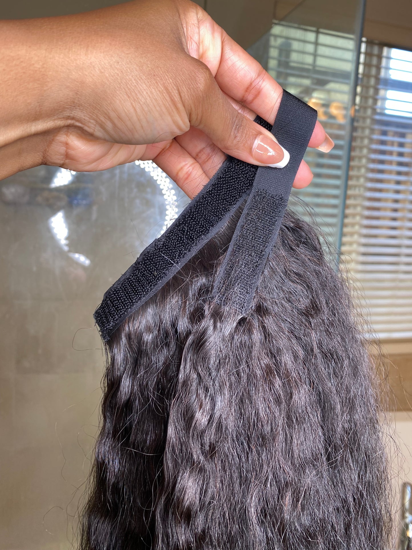 Kinky Straight Ponytail RTS - Cambodian Hair Freak LLC 