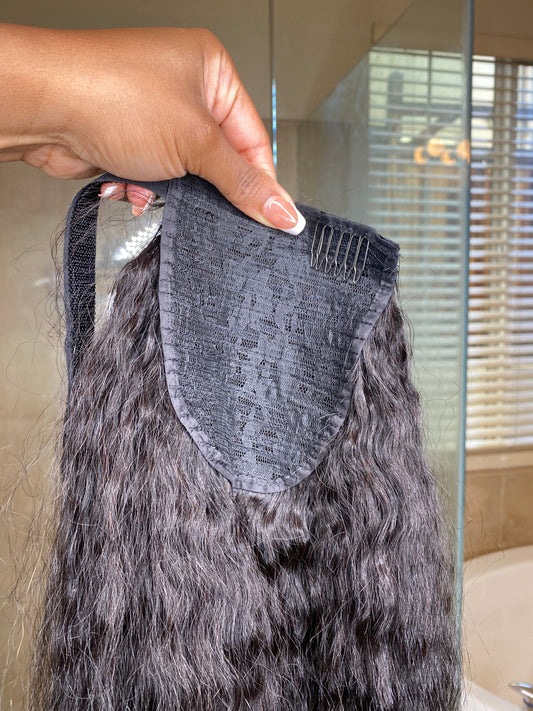 Kinky Straight Ponytail RTS - Cambodian Hair Freak LLC 