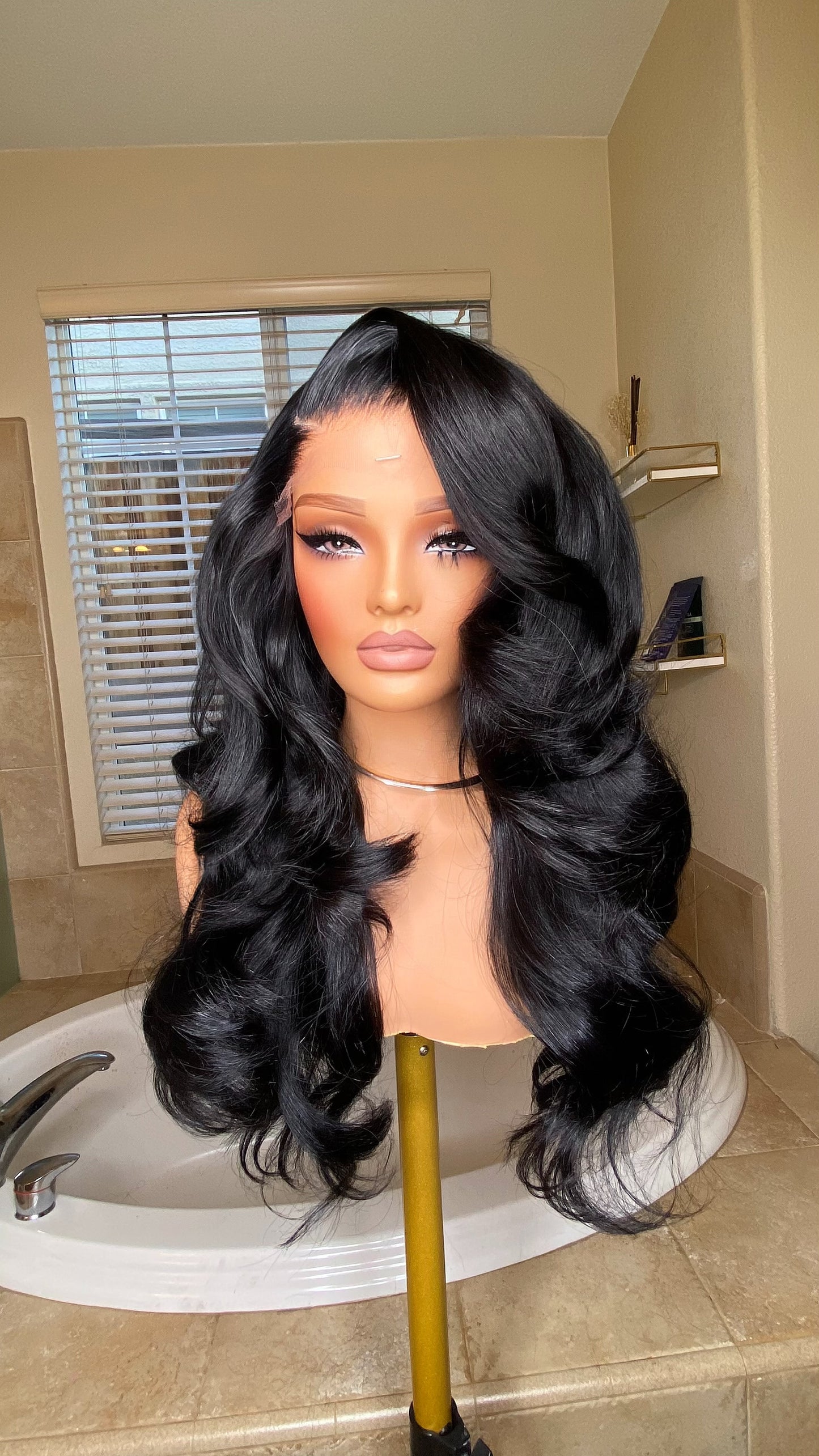 Danicia (JET BLACK) Lace Wig | RTS
