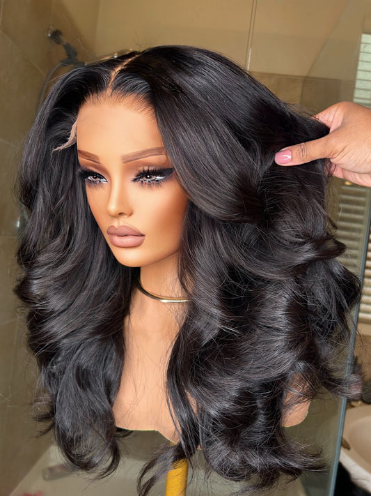 Danicia Lace Wig | RTS (Jet Black Color)