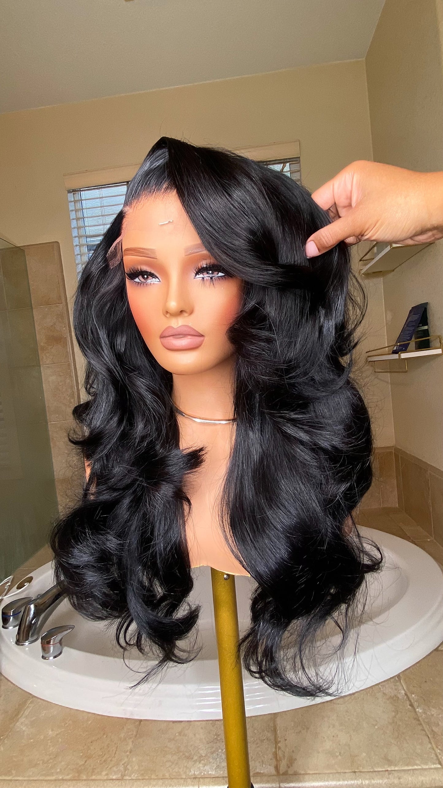 Danicia (JET BLACK) Lace Wig | RTS