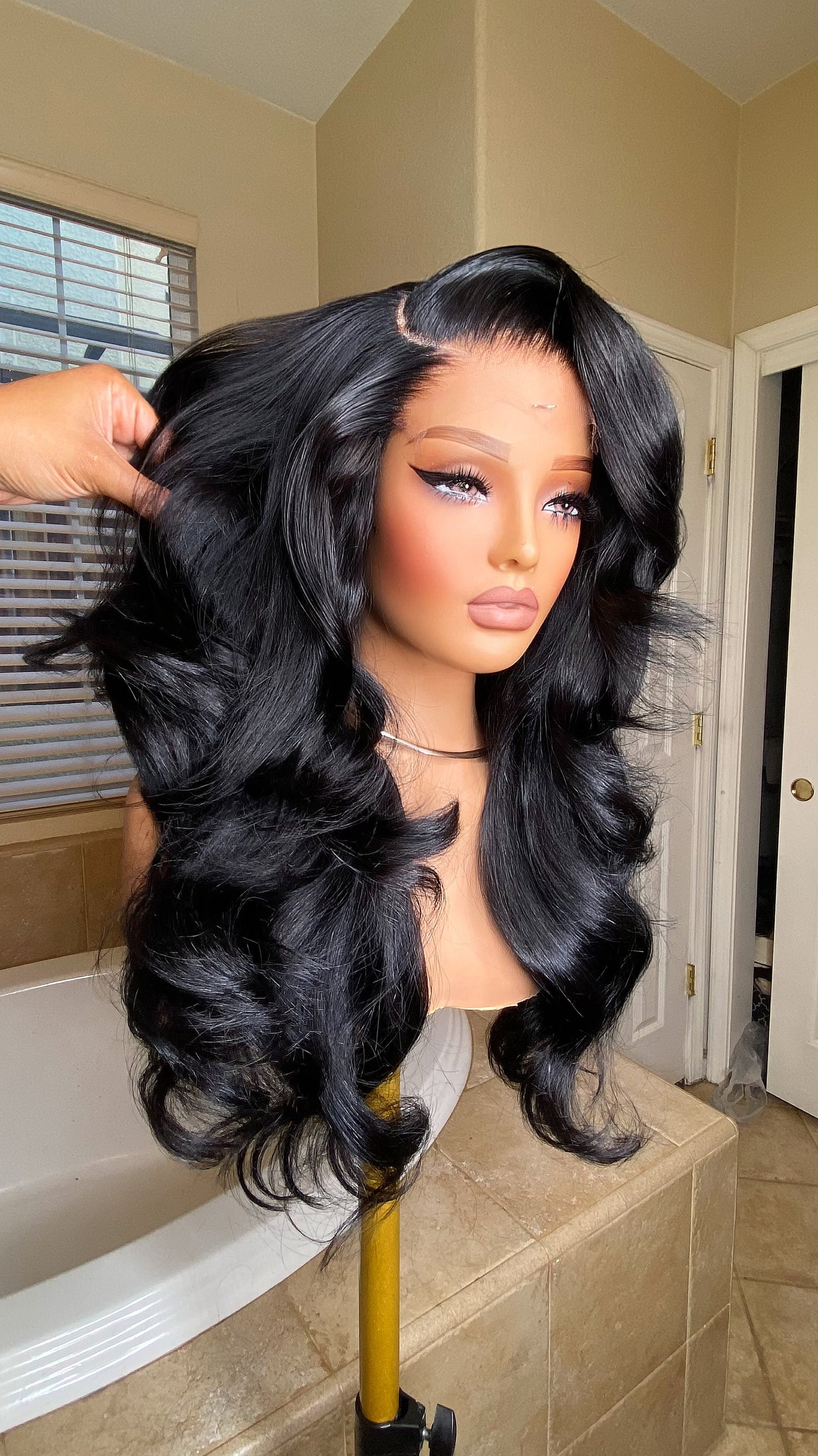 Danicia (JET BLACK) Lace Wig | RTS
