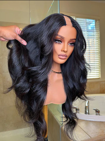U Part Wig - RTS (Kinky Straight) - Cambodian Hair Freak LLC 