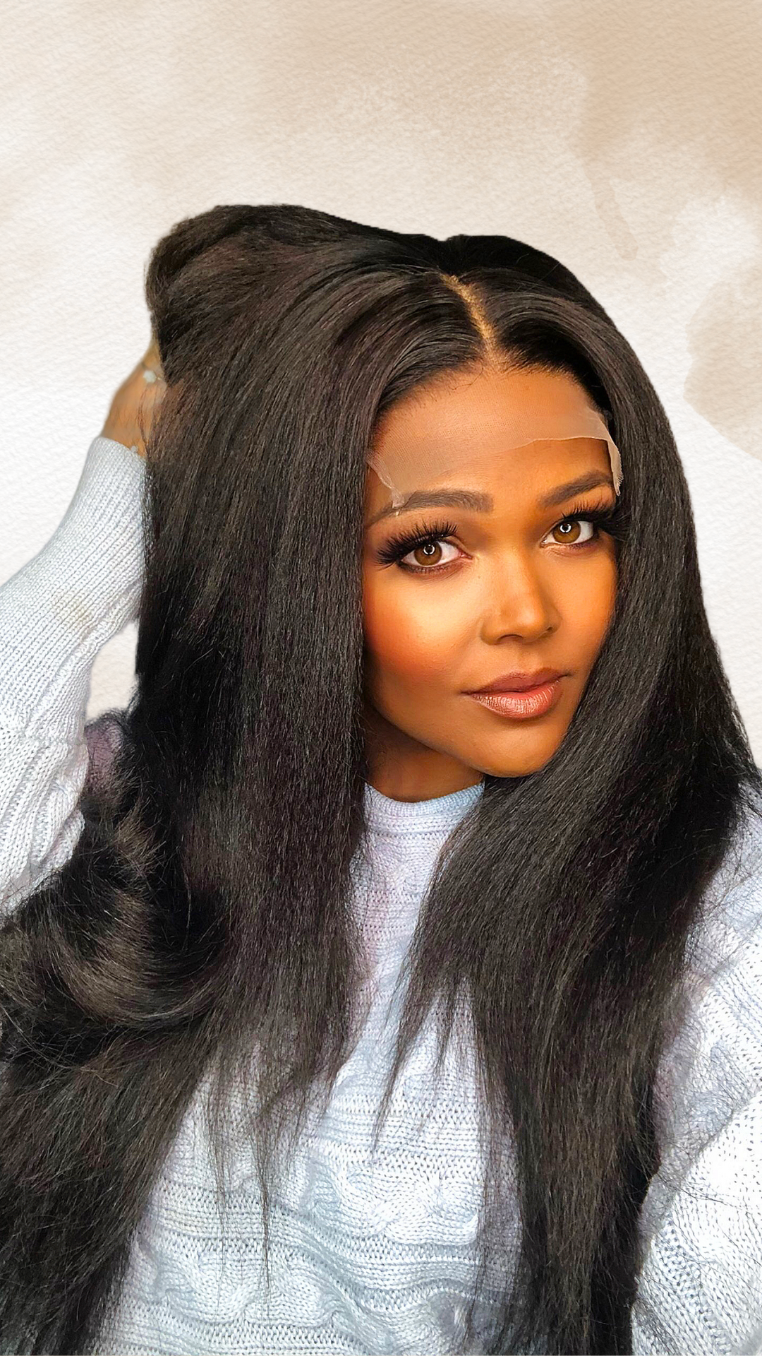 Cambodian Kinky Straight Hair Extensions - Cambodian Hair Freak LLC 